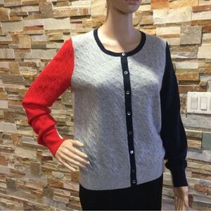 TOMMY HILFIGER Colorblock Cardigan 